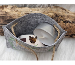 ADVENTSKALENDER 21. Dezember - Stickserie - ITH Kerzenteppich Tasche